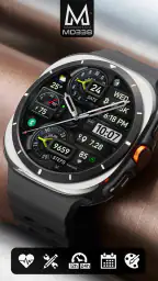 MD338 Hybrid watch face 3
