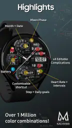 MD338 Hybrid watch face 8