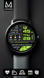 MD339 Digital watch face 6