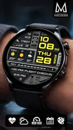 MD339 Digital watch face 7