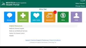 MEDITECH MHealth screenshot