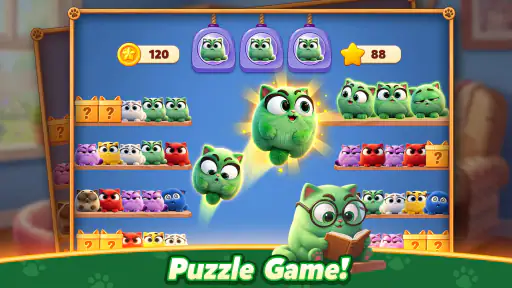 Meow Sort-Color Puzzle Master 8