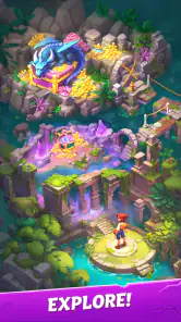 Merge Adventure: Travel Games screenshot
