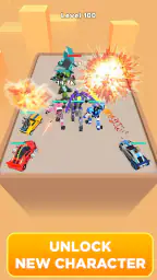 Merge Robot Master: Car Games 4
