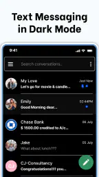 Messages: SMS, Messenger Home 8