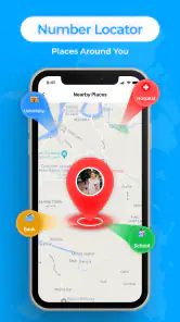 Mobile Number Locator App screenshot