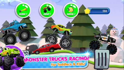 Monster Trucks Game for Kids 2 1