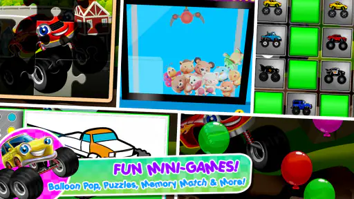 Monster Trucks Game for Kids 2 3