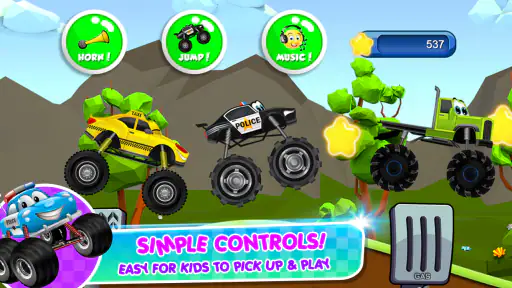 Monster Trucks Game for Kids 2 5