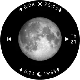 Moon Calendar Watch 6