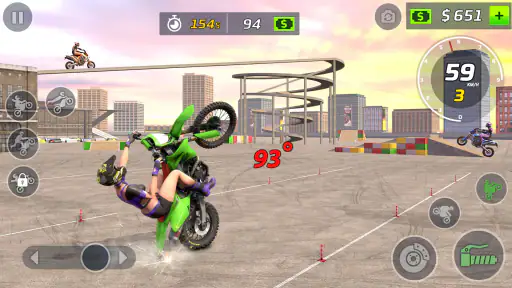 Moto Bike Stunt Wheelie Game 7