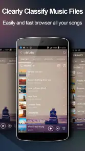 Music player screenshot
