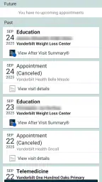 My Health at Vanderbilt 1