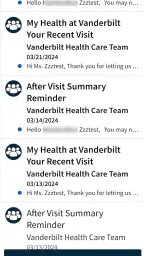 My Health at Vanderbilt 2