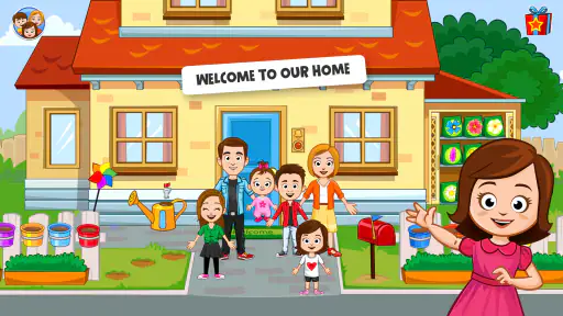 My Town Home: Family Playhouse 6