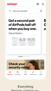 My Verizon screenshot