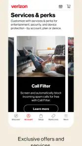 My Verizon screenshot