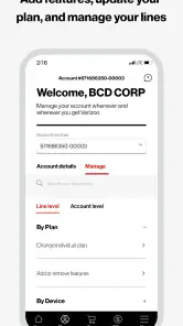 My Verizon For Business screenshot