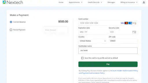 myPatientVisit Portal 6