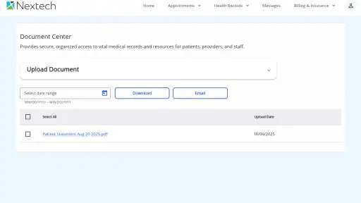 myPatientVisit Portal 8