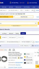 NAPA PROLink screenshot