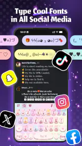 Neon Love Theme screenshot