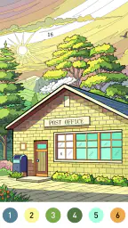 Nostalgia Color by number game 5