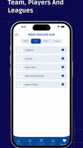 Nova Soccer Hub screenshot