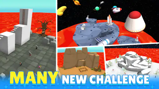 Obby Block World: Lava Fall 2