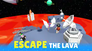Obby Block World: Lava Fall screenshot