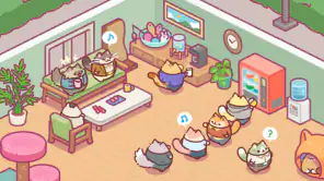 Office Cat: Idle Tycoon Games screenshot