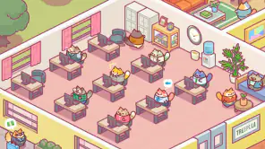Office Cat: Idle Tycoon Games screenshot
