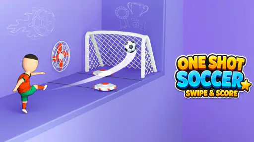 One Shot Soccer: Swipe & Score 6
