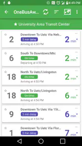OneBusAway screenshot