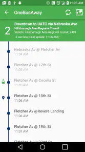 OneBusAway screenshot