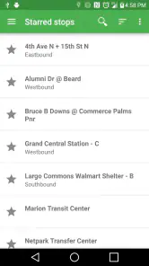 OneBusAway screenshot