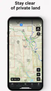 onX Backcountry Trail Maps GPS screenshot