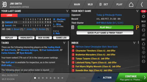 OOTP Baseball Go 25 4
