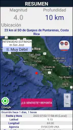 OVSICORI-UNA Alerta Terremotos 3