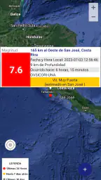 OVSICORI-UNA Alerta Terremotos 4