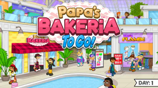 Papa's Bakeria To Go! 1