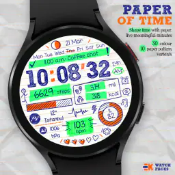 Paper of Time - Watch Face 2