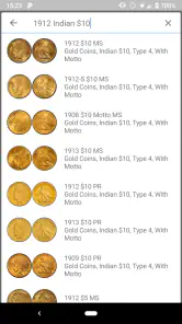 PCGS CoinFacts - U.S. Coin Val screenshot