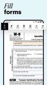pdfFiller Edit, fill, sign PDF screenshot