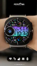 PER12 Digital Watch Face 6