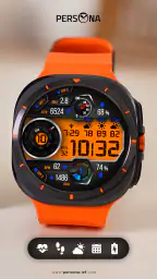 PER12 Digital Watch Face 7