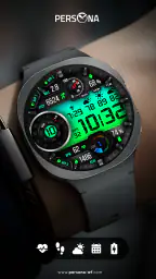 PER12 Digital Watch Face 8