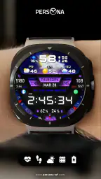 PER27 Digital Watch Face 8
