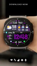 PER8 Digital Watch Face 8