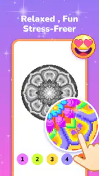 Pixel Coloring-Color by number 4